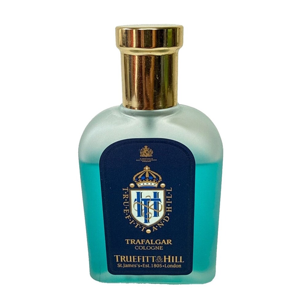 Truefitt & Hill Trafalgar Cologne 100ml 3.38oz England - PLEASE NOTE 65-70% Full